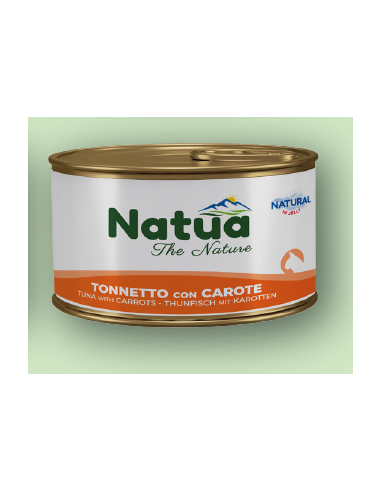 Natua Cat Natural Tonnetto Carote Jelly 85g Lattina Natua Cat Natural Tonnetto Carote Jelly 85g Lattina